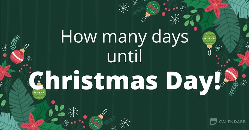 How Many Days Until Christmas 999999999999